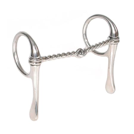 Jacks Imports Half Cheek Twisted Wire Bit 11148